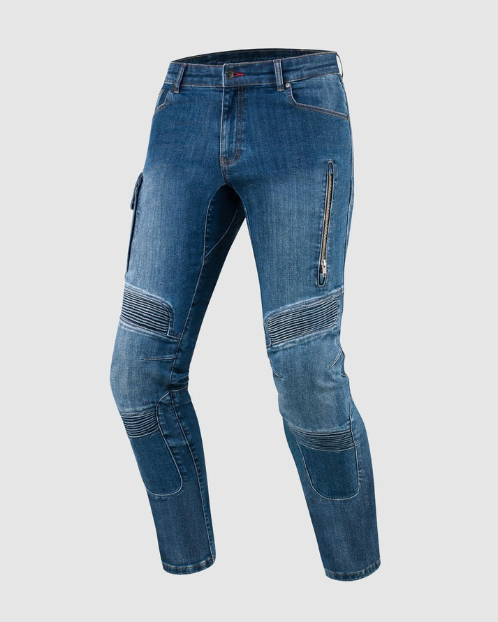 Vandal Motorcycle Jeans (Blue)